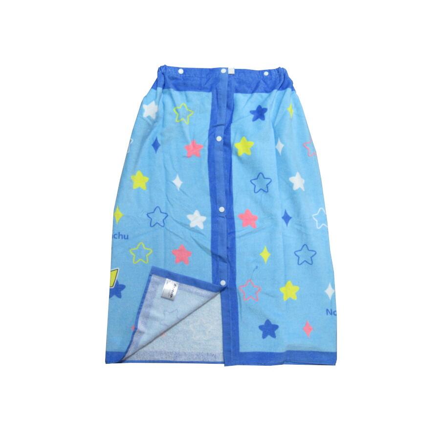 日本直送 Pokémon 寶可夢圖案裹巾 純棉沙灘浴巾 (80×120cm)