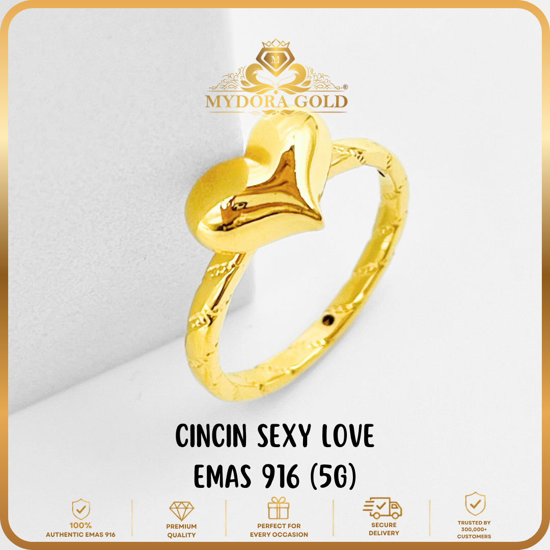 MYDORA Cincin Sexy Love (5G) l EMAS 916/22K