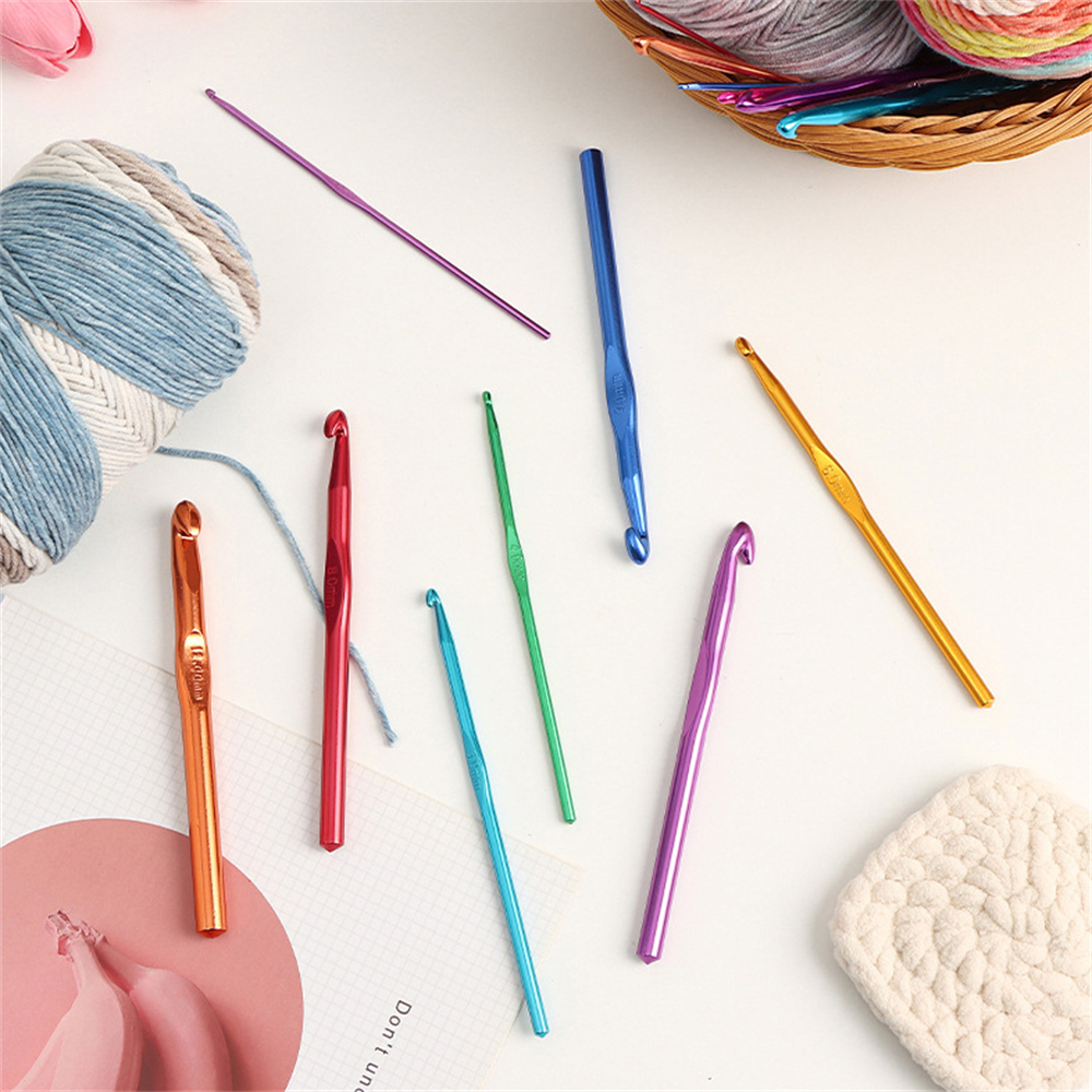 彩色毛衣鉤針 12件套 UA0526