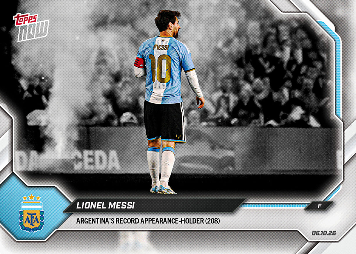 Lionel Messi - 2026 Argentina Topps NOW® Final Farewell 原封紀念包【團購】