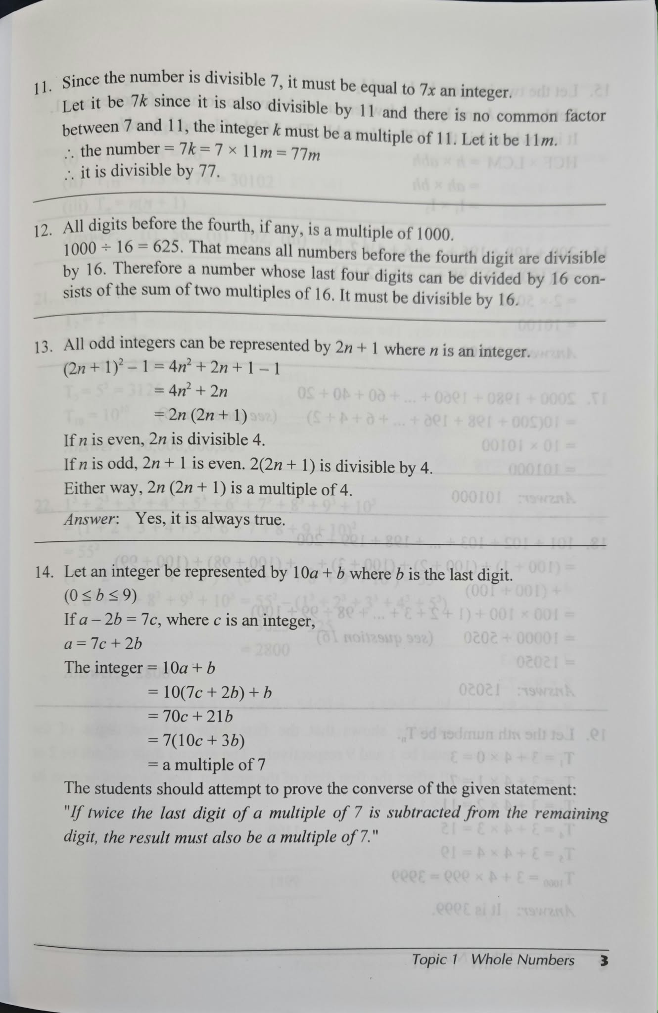 Challenging Exercises on Elementary Mathematics Secondary 1 + Solutions