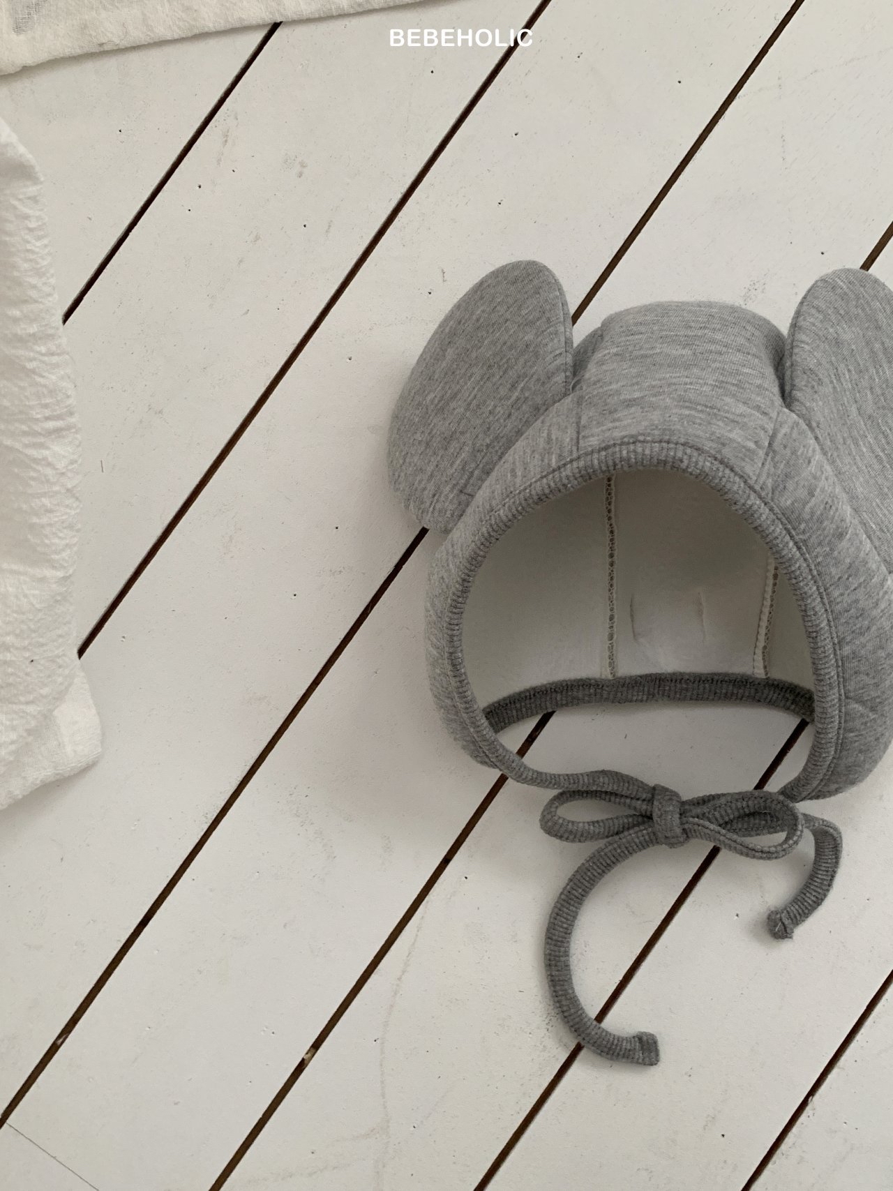 🌸預訂 韓國直送🌸🇰🇷BEBEHOLIC三色標籤立體耳朵嬰兒帽