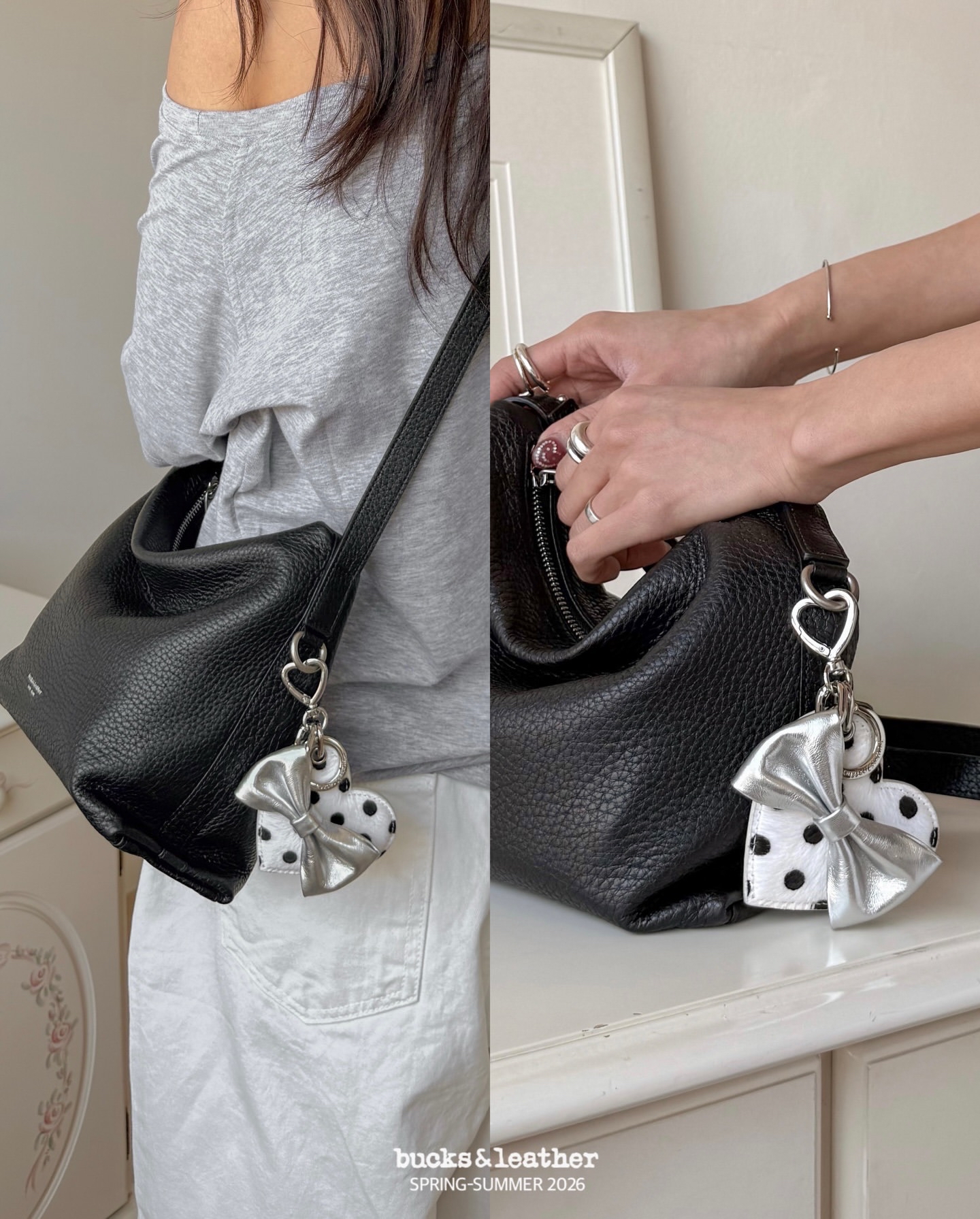 【26SS】 預訂_Ribbon Keyring By Bucks & leather