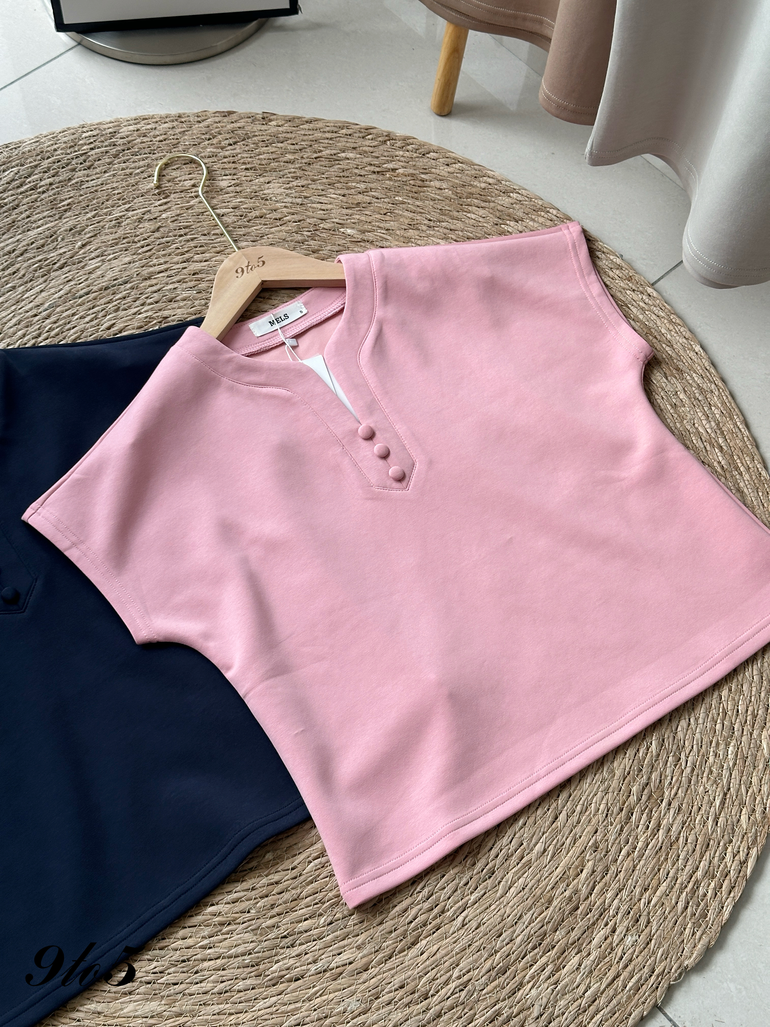 T4220 V Neck Top - 4 Colors 