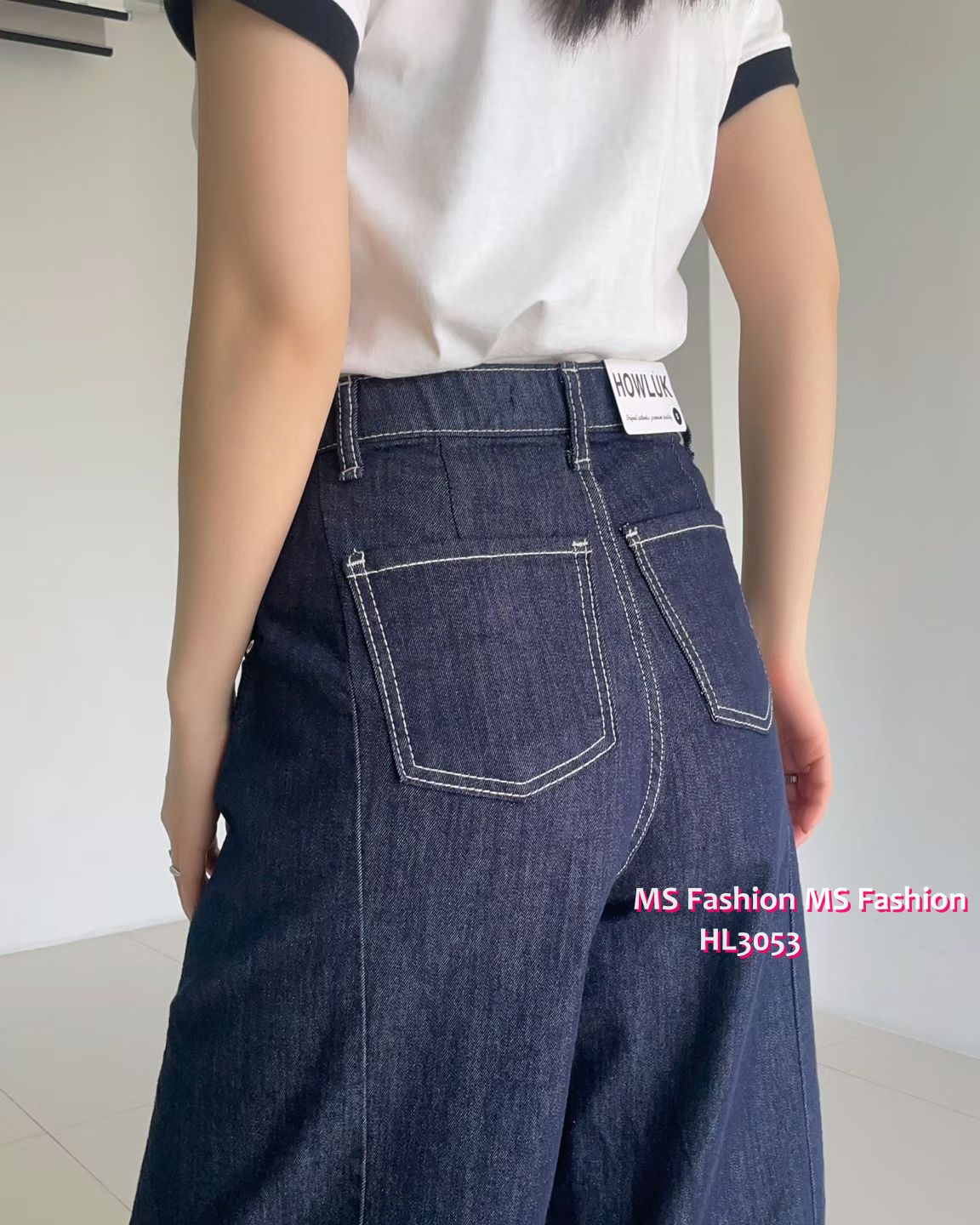 HL3053 韓國🌼Howluk不易褪色七分闊褲
