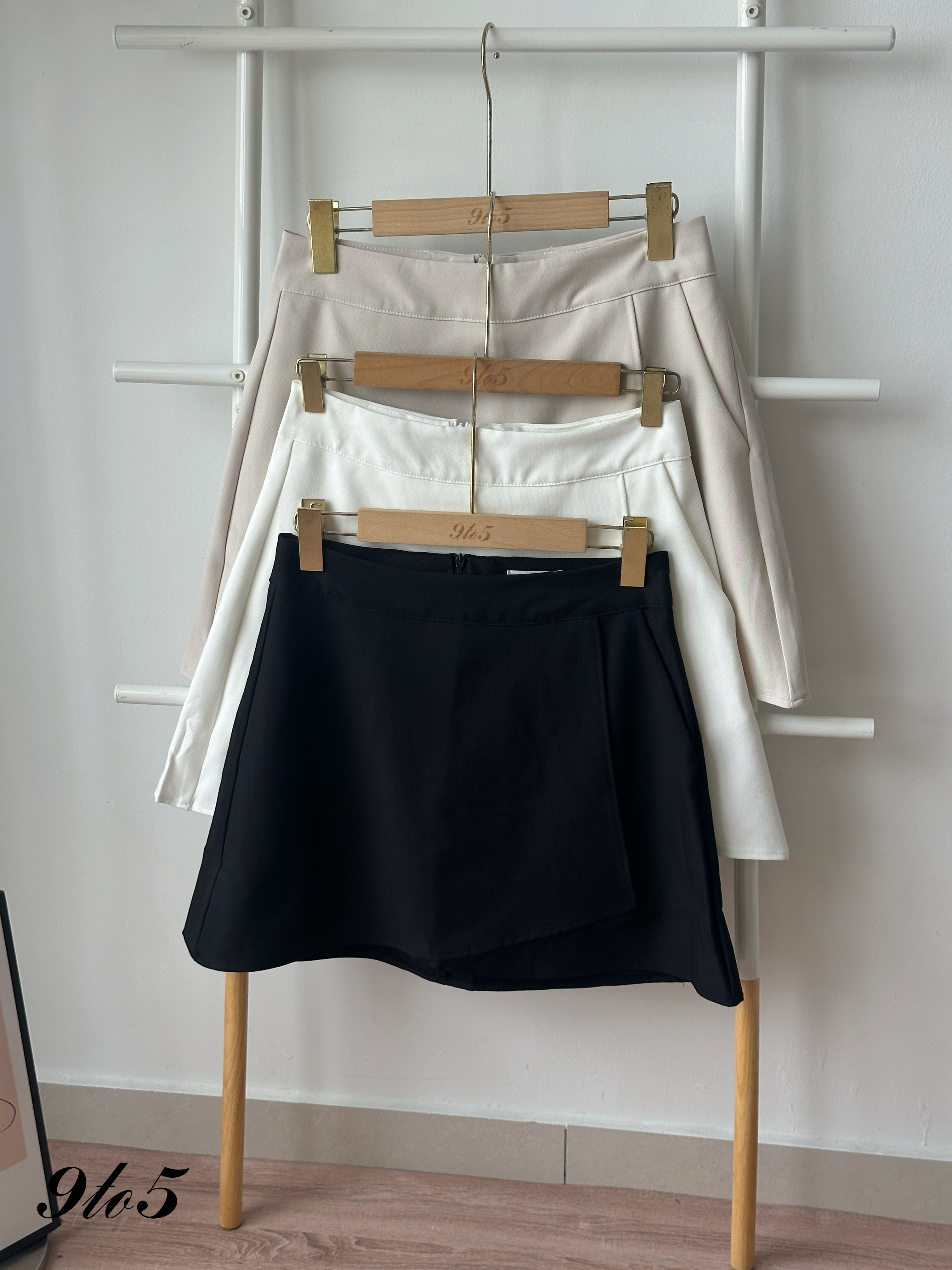 S1975 A Line Wrap Short Skort - 3 Colors