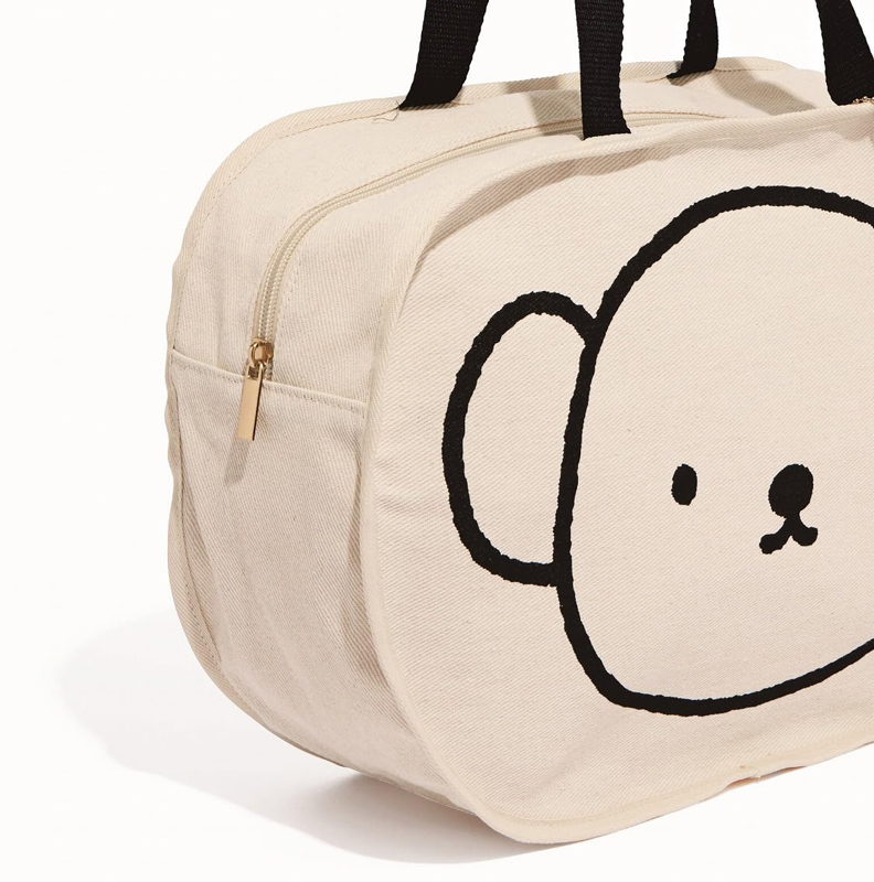 miffy波里斯熊有拉鍊提袋&miffy掛飾小袋    OB003924