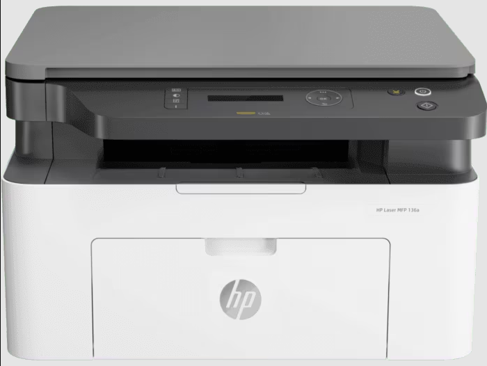 HP Laser MFP 136a (MEP136A) Monochrome Laser Printer | Print Scan Copy | 20 PPM | USB | A4 All-in-One Printer