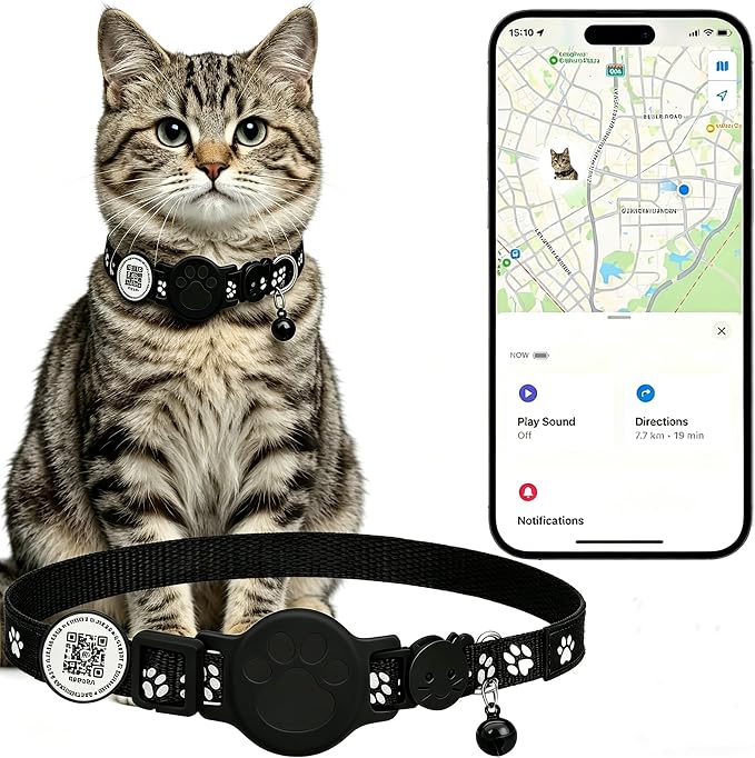 EGLANCLIFM Cat Tracker GPS 電子寵物定位器項圈 (預購產品)
