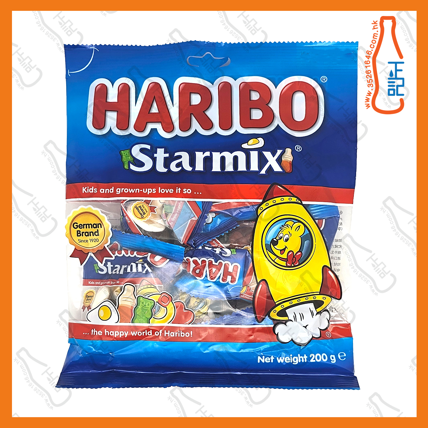 ==Haribo 星際雜錦橡皮糖(Haribo Starmix) 200g /袋