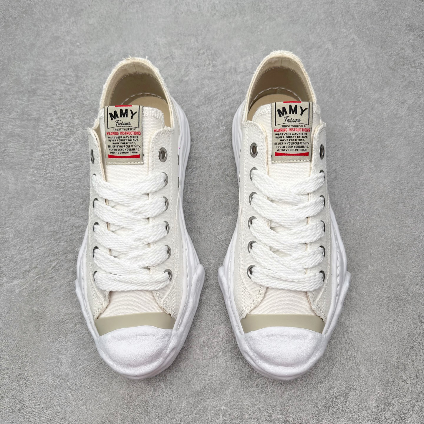 Maison Mihara Yasuhiro MMY "Hank" OG Sole Canvas Low-top Sneaker