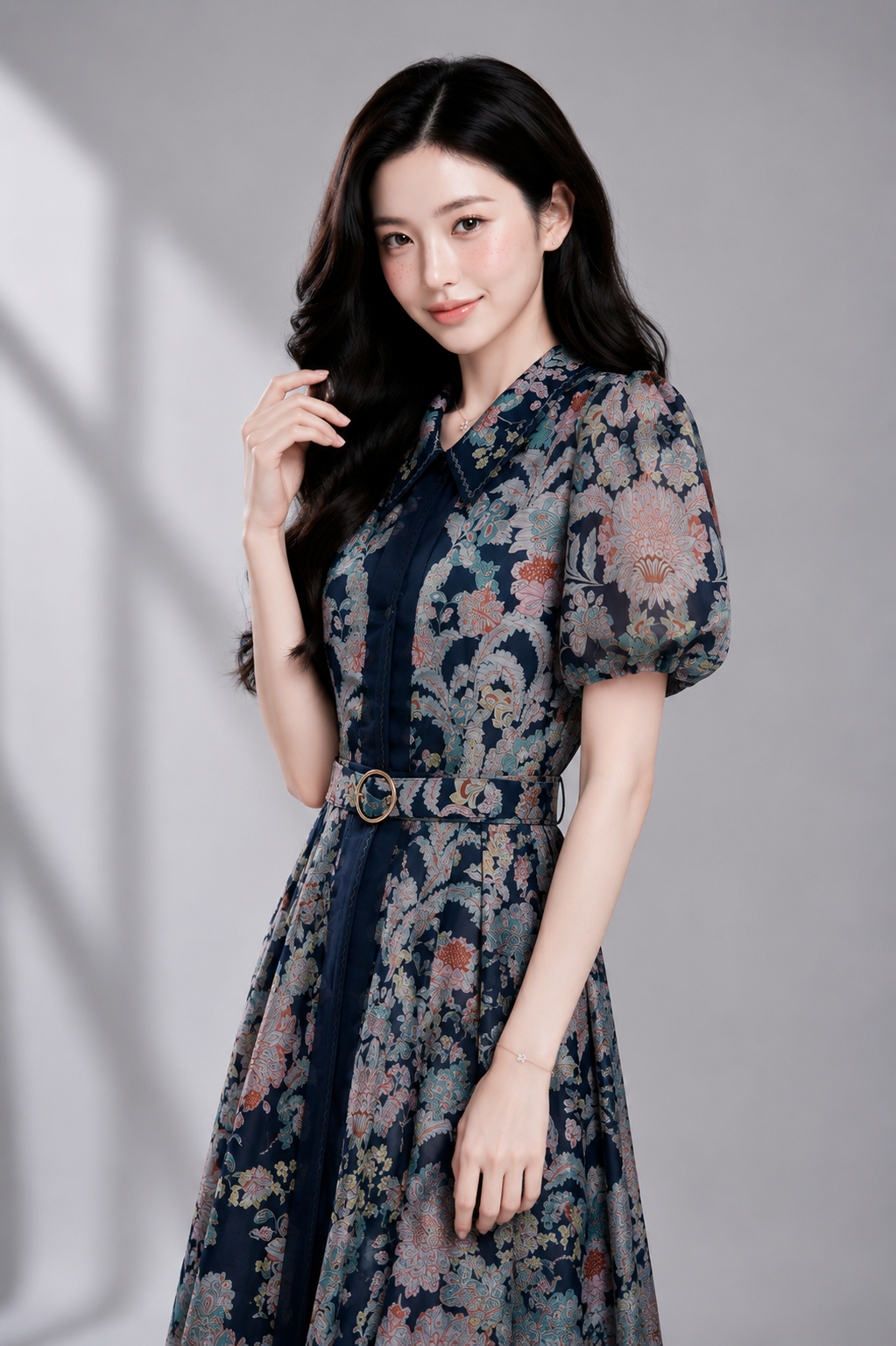 32911 Floréa Vintage Bloom Maxi Dress