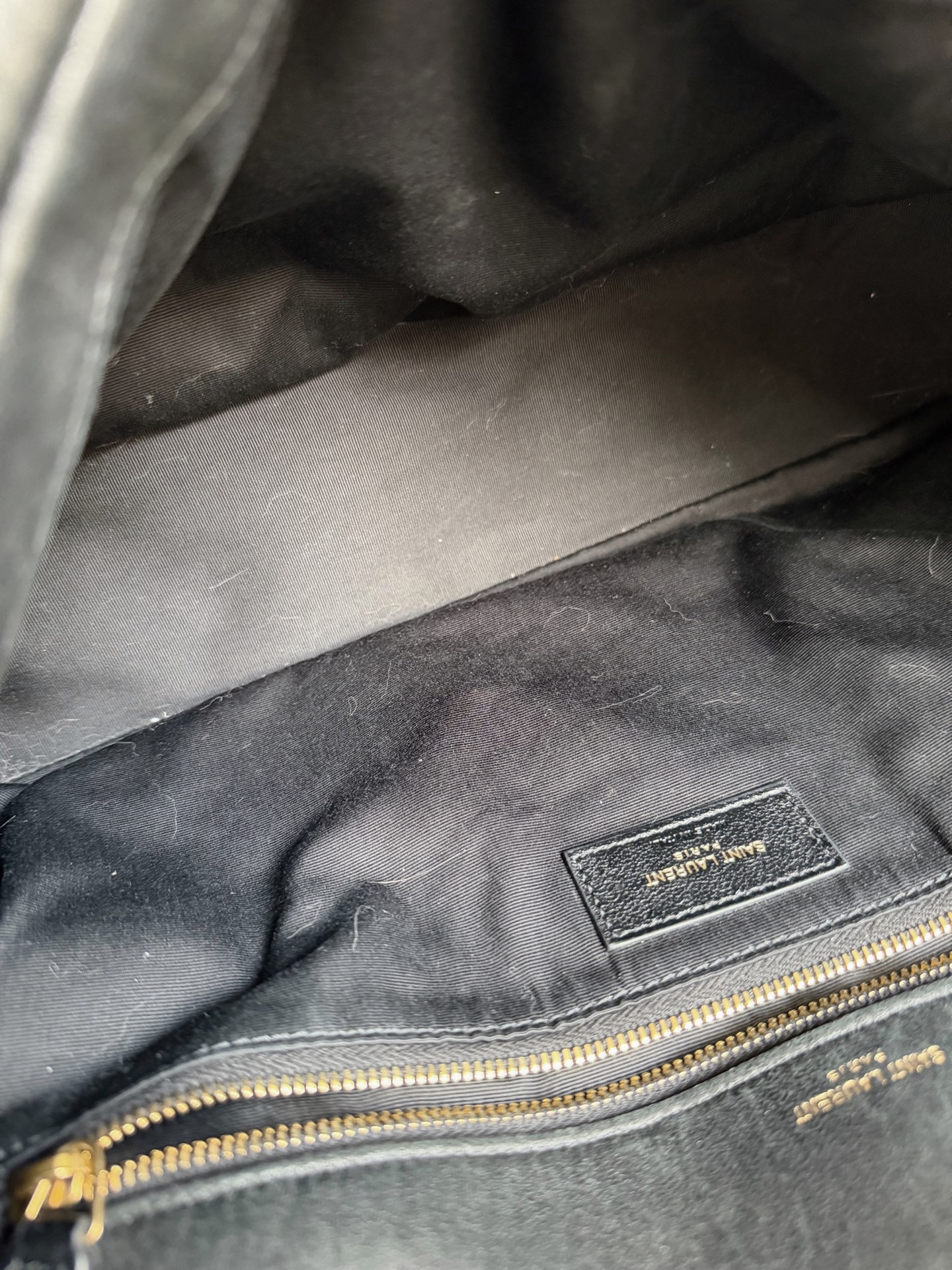 【預訂貨品】YSL黑色Calypso郵差包