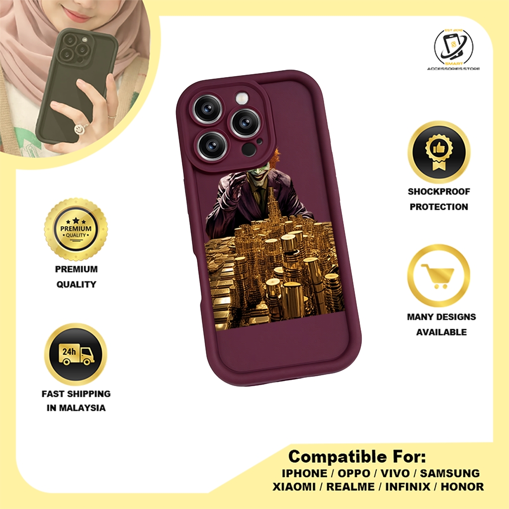 TPU DESIGN CASE PHONE FOR VIVO - DESIGN JOKER B