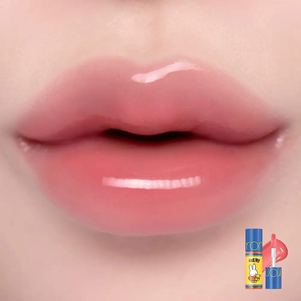 新登場 [韓國直送] Miffy Rom&nd聯乘限定 Glasting Color Gloss 光澤水感鏡面唇彩