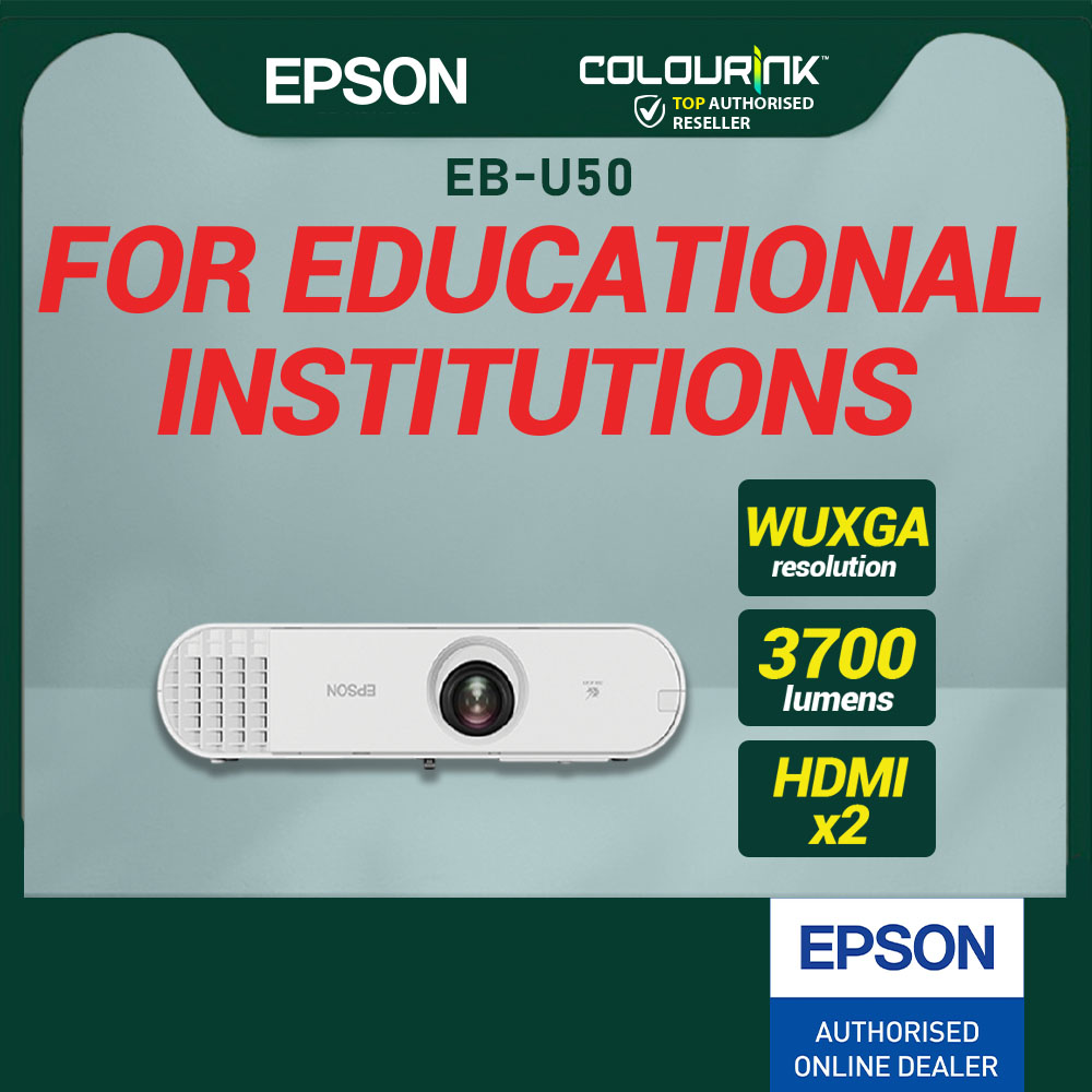 Epson EB-U50 WUXGA 3700 Lumens Digital Signage Wi-Fi projector Dust Resistance similar EB-W50 EB-W06