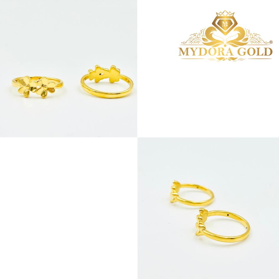 MYDORA Cincin Bunga Plumeria (5G) l EMAS 916/22K