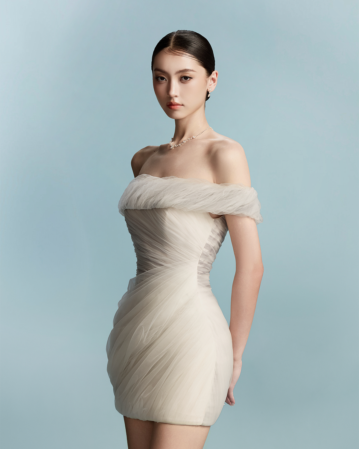 Ethereal Drape Dress