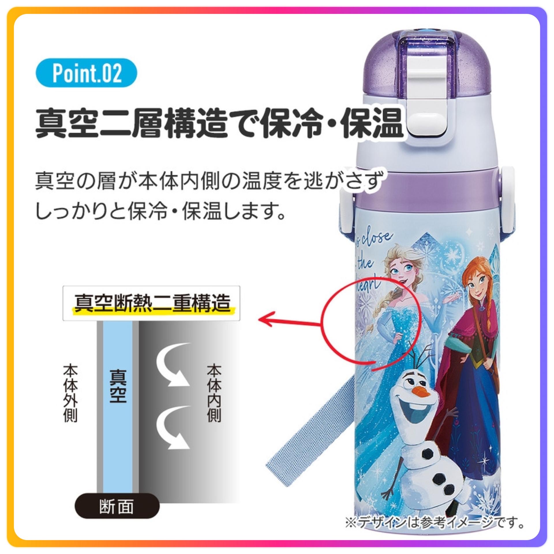 現貨🇯🇵Skater 超輕量2way不鏽鋼直飲保溫杯 430-470ml Frozen