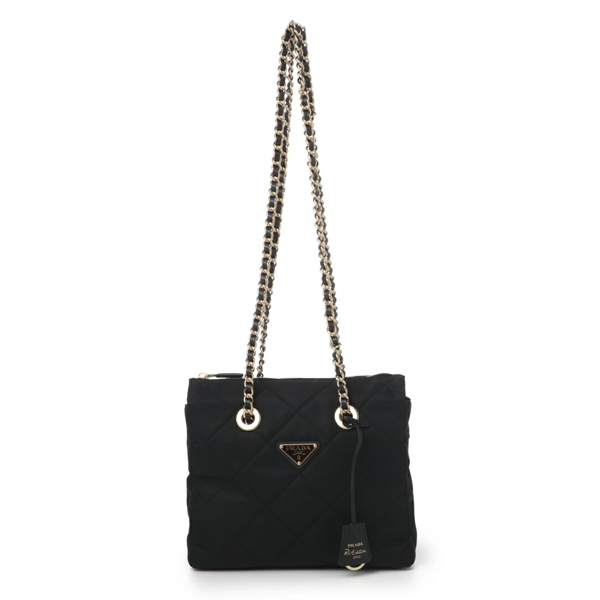 Prada 黑金降落傘包