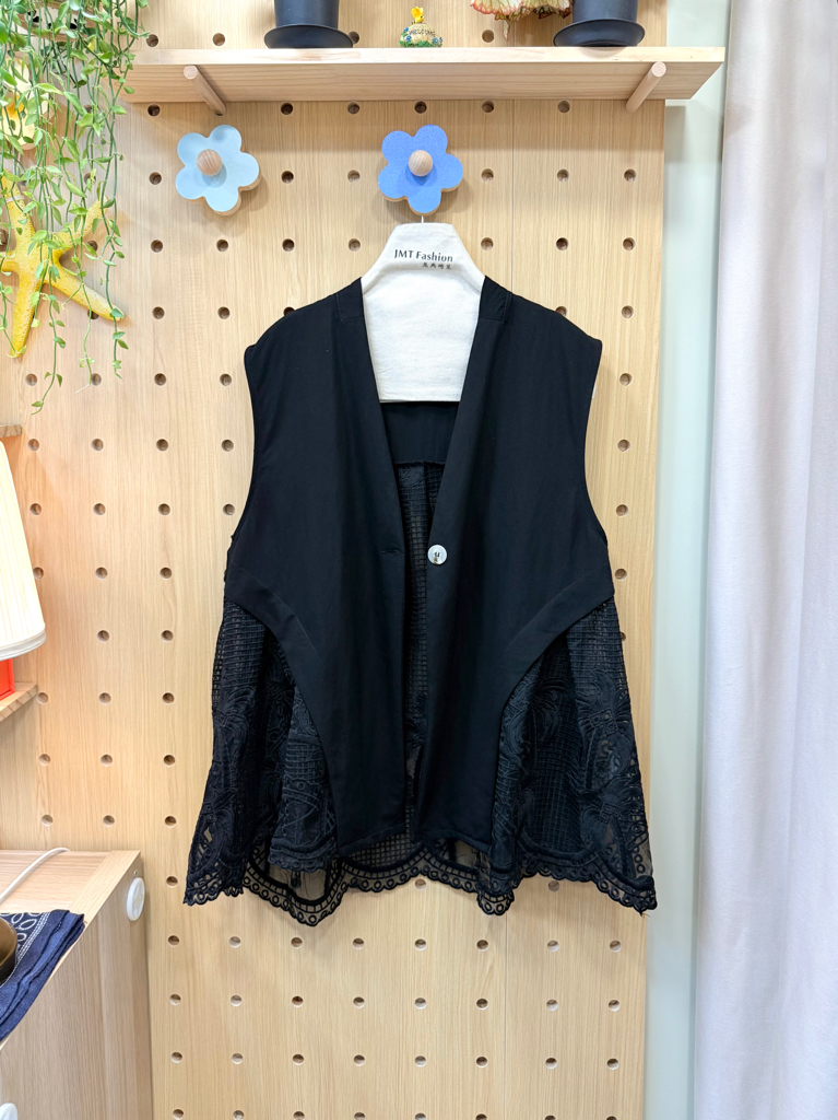 Lace刺繡背心外套 M975 841494299