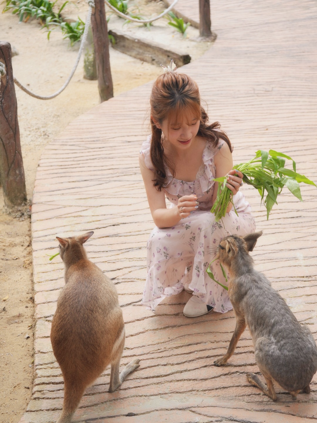 顯瘦碎花連身裙
