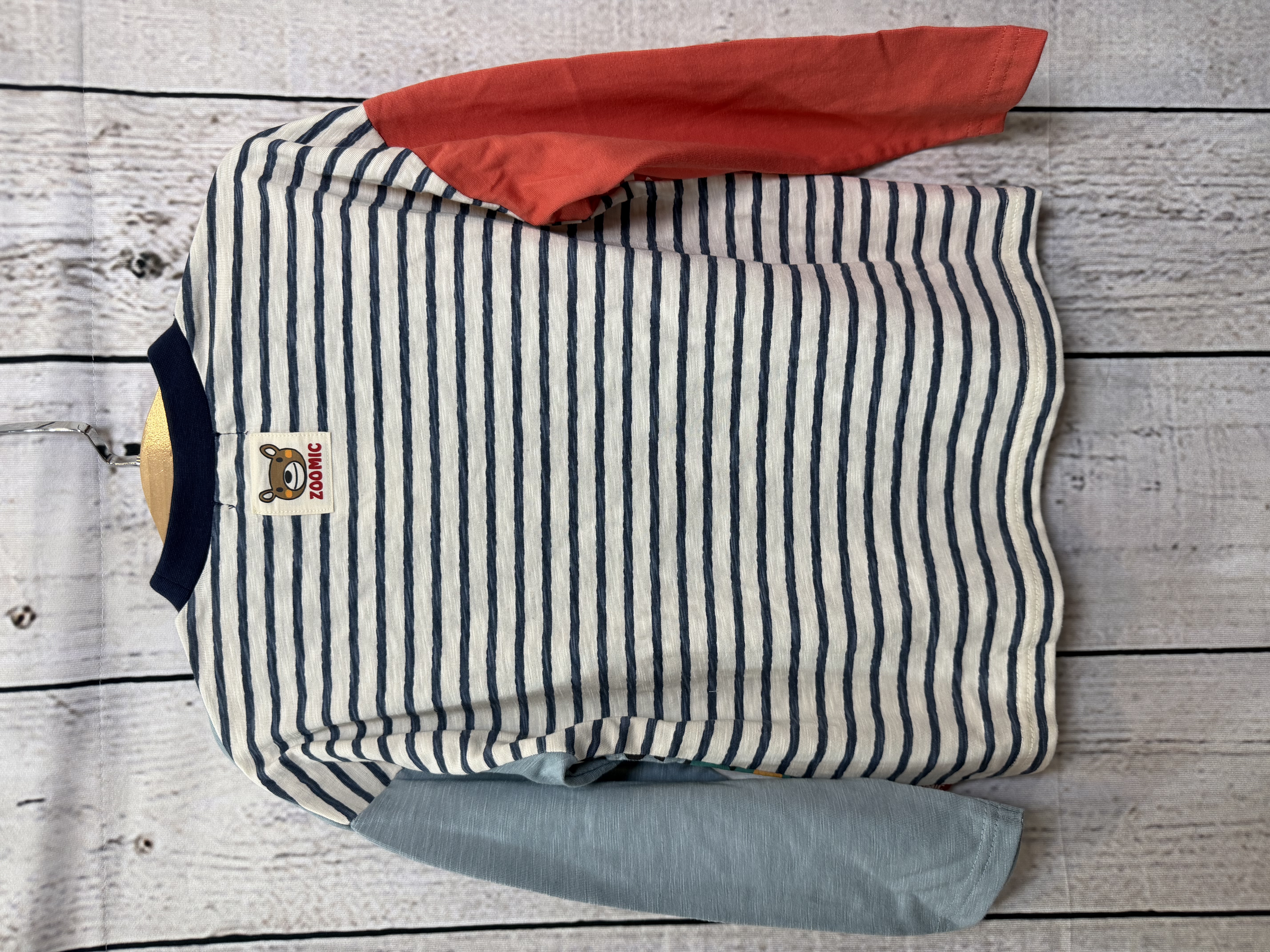 <門市新貨現貨🆕>Zoomic併色長袖衫春裝2026(261172)