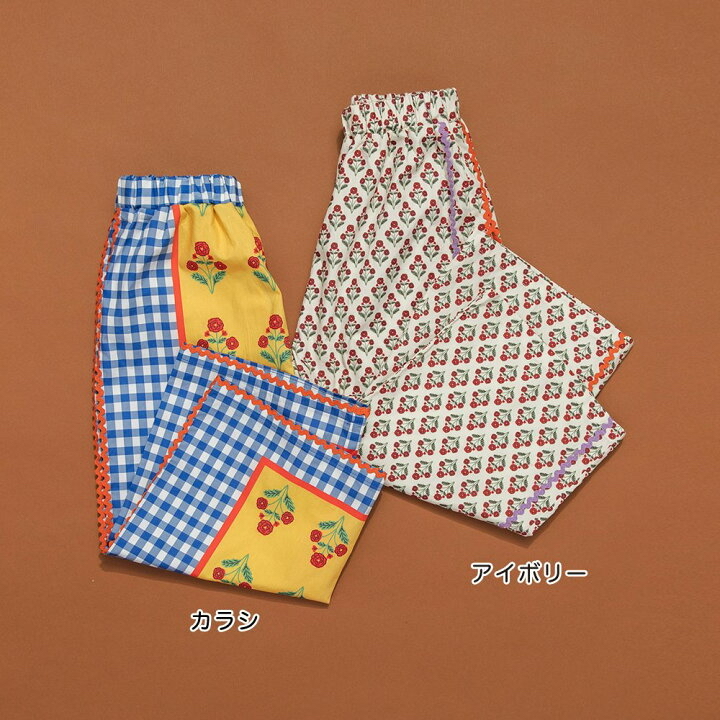 🇯🇵預訂 日本直送🇯🇵Branshes x Rii系列兩色印花寬腿長褲