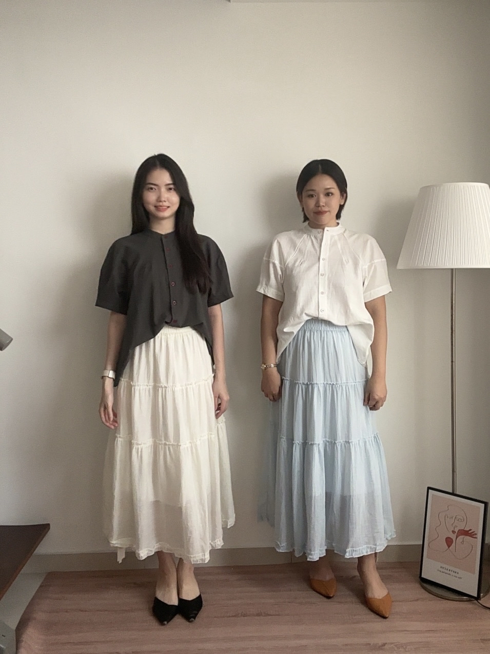 T4451 Muji Style Mock Neck Shirt - 3 Colors 