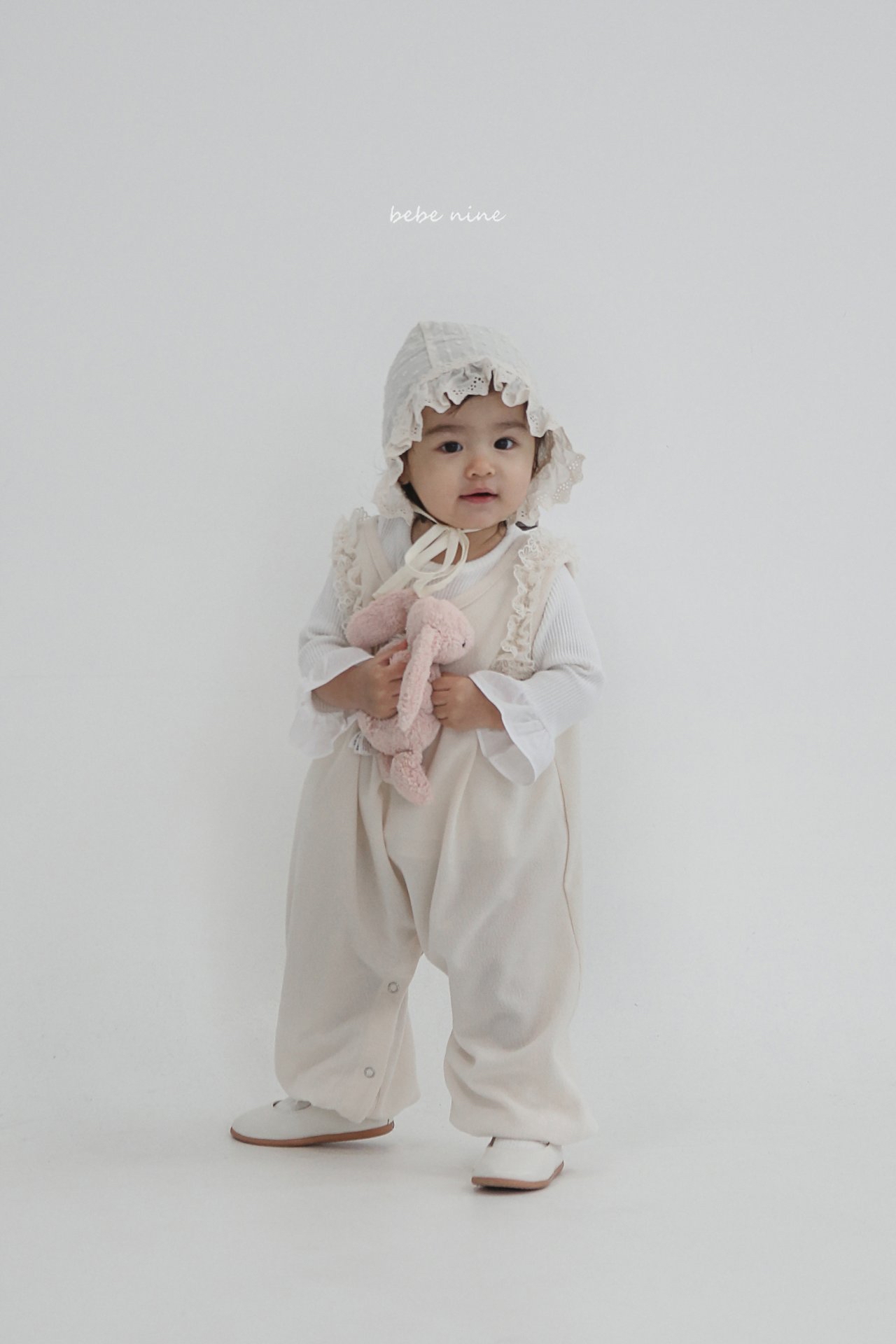 🌸預訂 韓國直送🌸🇰🇷Bebenine兩色蕾絲花邊後背蝴蝶結綁帶背心連身褲