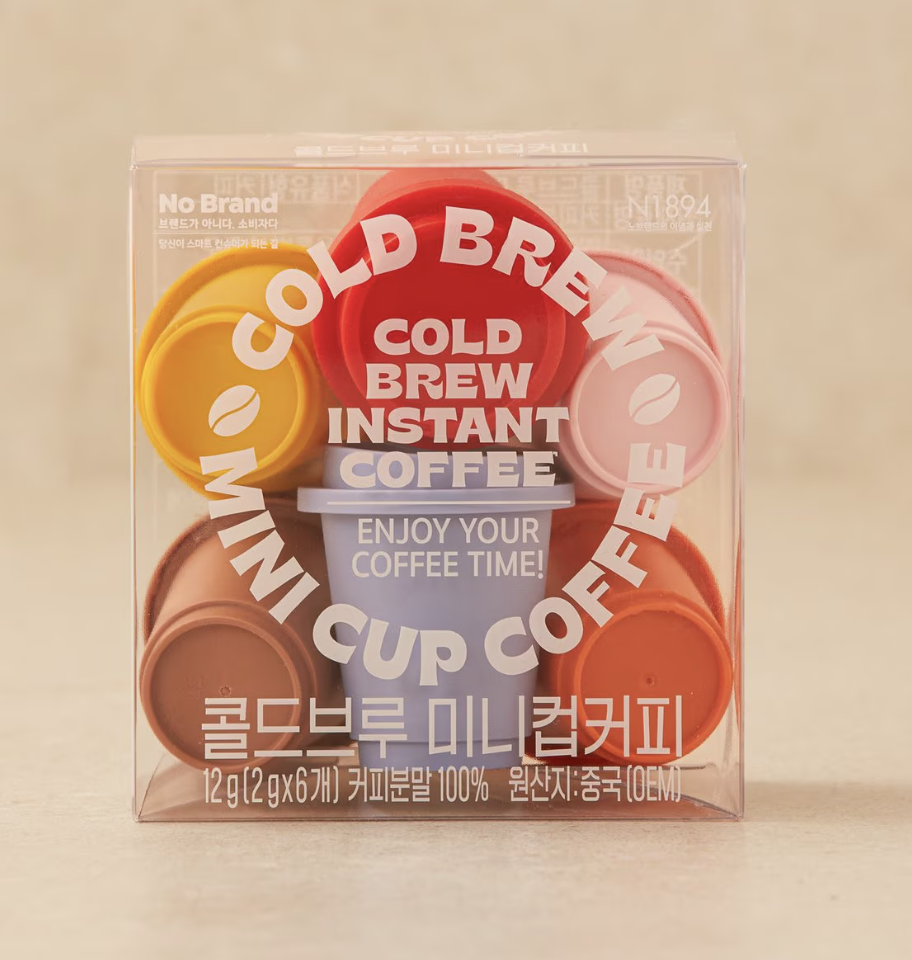 韓國 No Brand 冷萃迷你杯咖啡 6入組｜Cold Brew Mini Cup Coffee