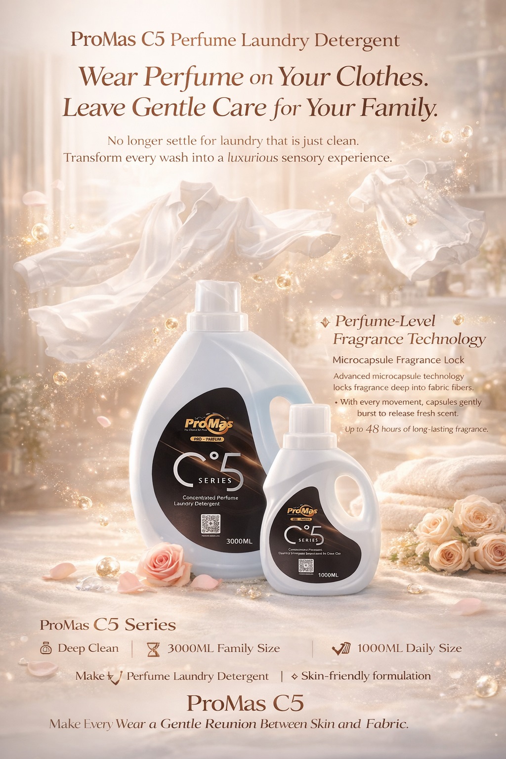 Pro-Parfum Detergent (C'5) 3000ML  (Buy 1 Get 1 Free) – Total 6000ML 