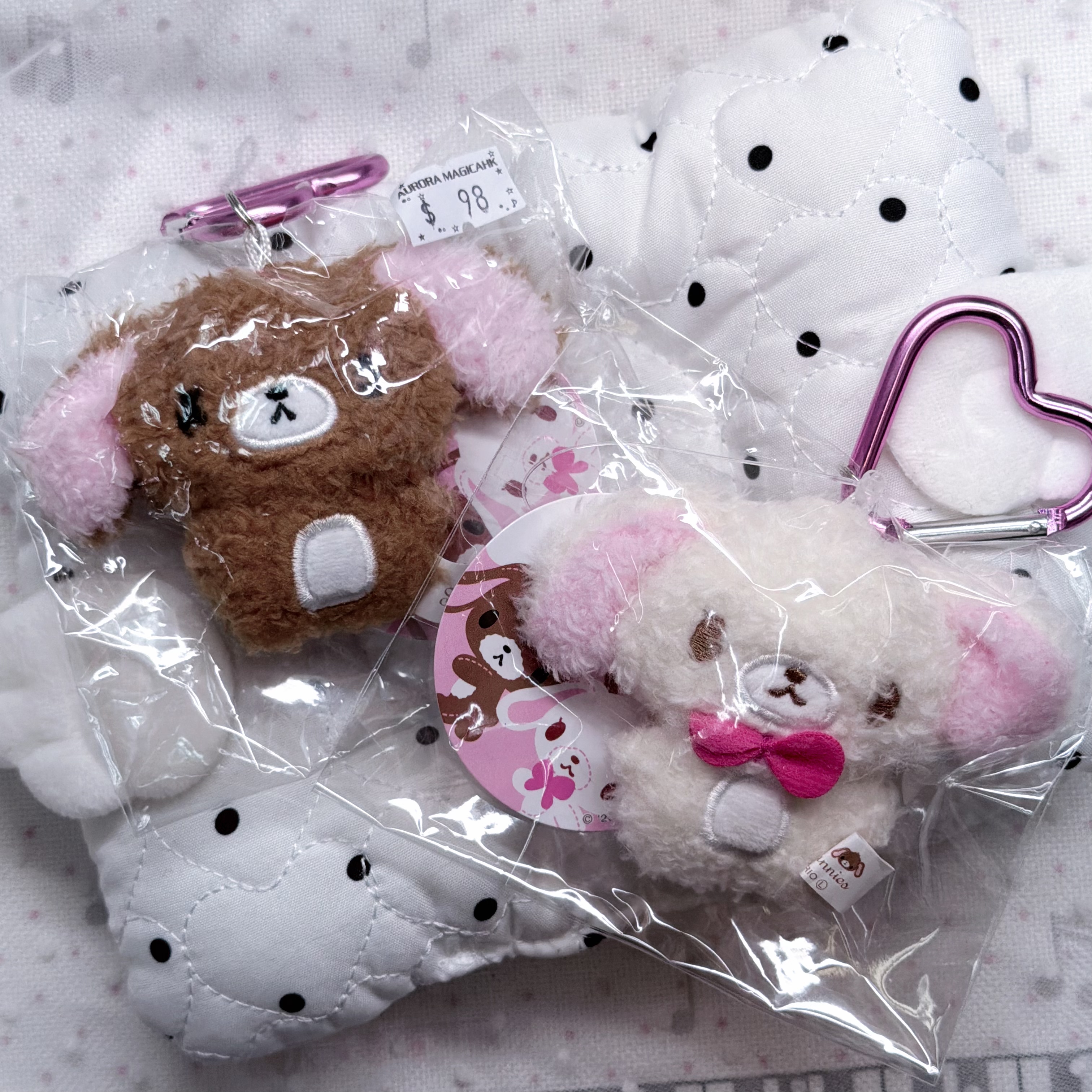 MINI Sugarbunnies 愛心扣吊飾