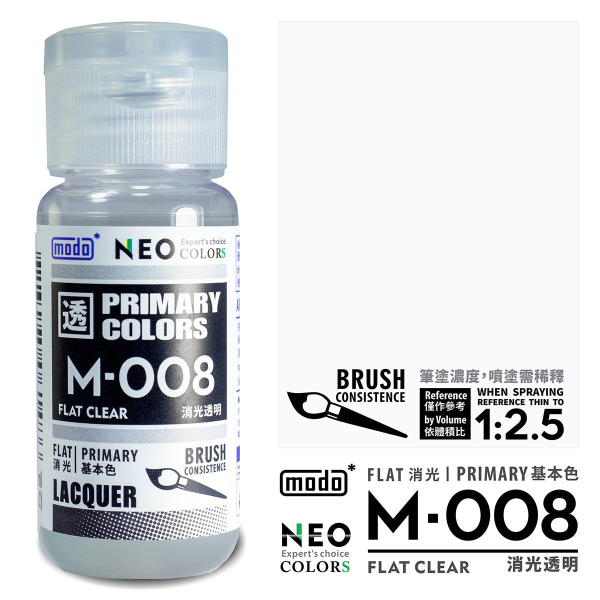 Modo M MK 保護漆 & 添加劑 M006 to M008, M030, MK05