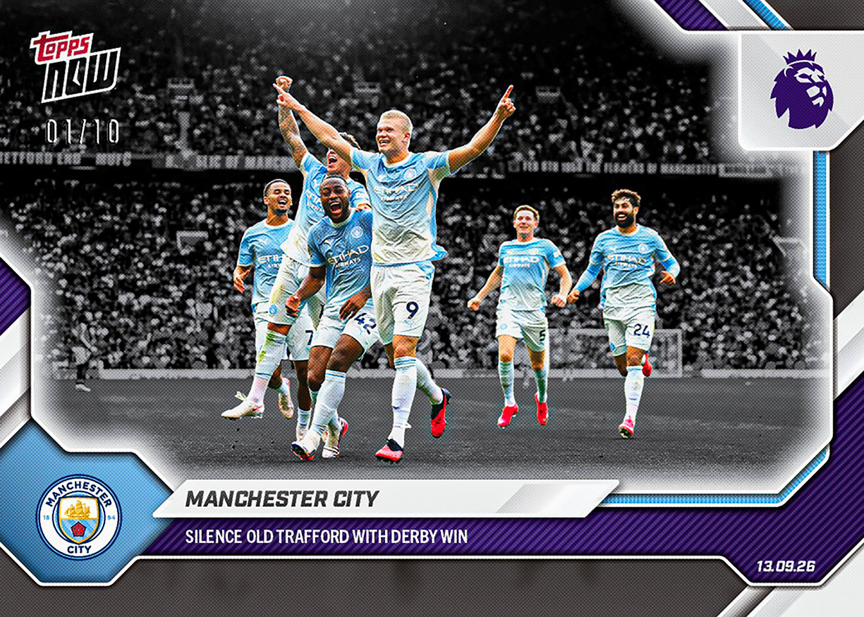 Manchester City - 2026-27 Premier League Topps NOW® #Card 29【團購】