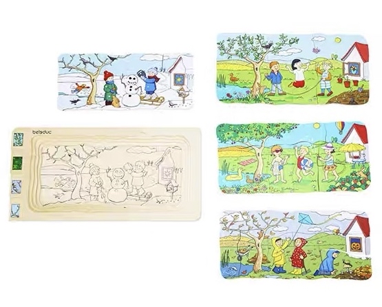Beledue 四季多層拼圖