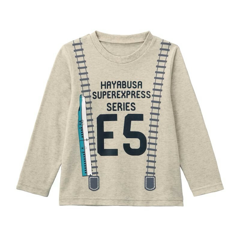 新幹線春秋薄款純棉長袖T恤 -1件