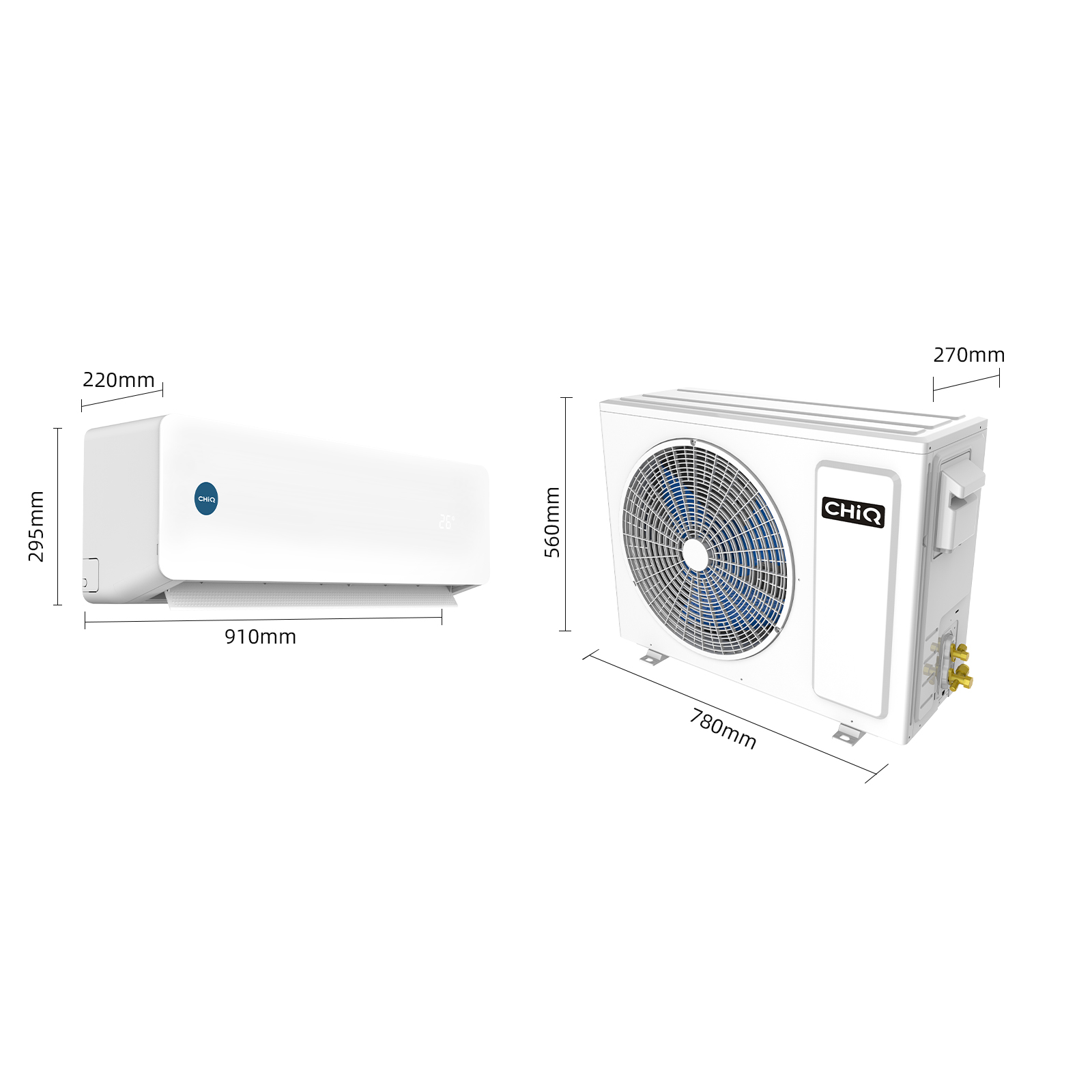 CHiQ 2.0HP R32 Non-Inverter Air Conditioner (CSC-18DDAPRO)