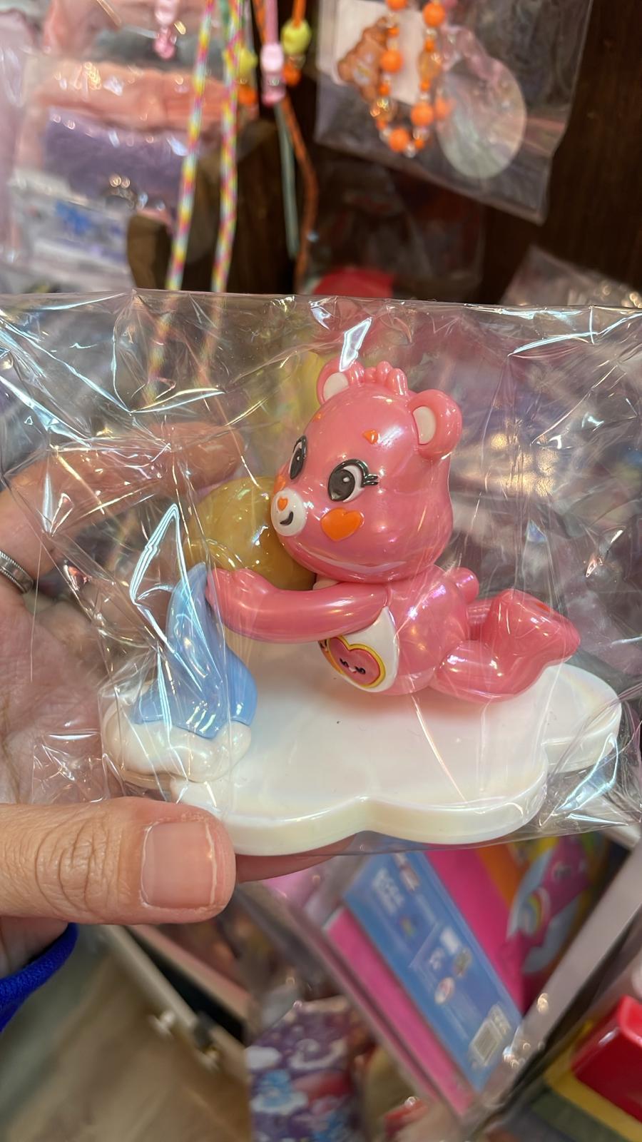減價品🌈Care Bears 愛心熊粉紅熊造型擺件🐻