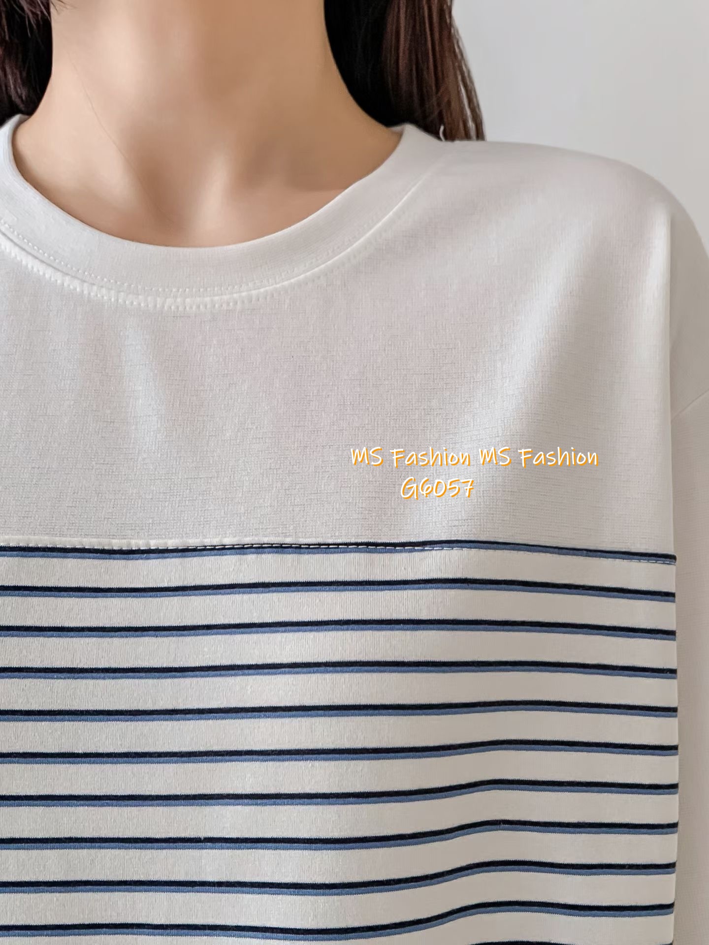 G6057 韓國🇰🇷橫間中袖top