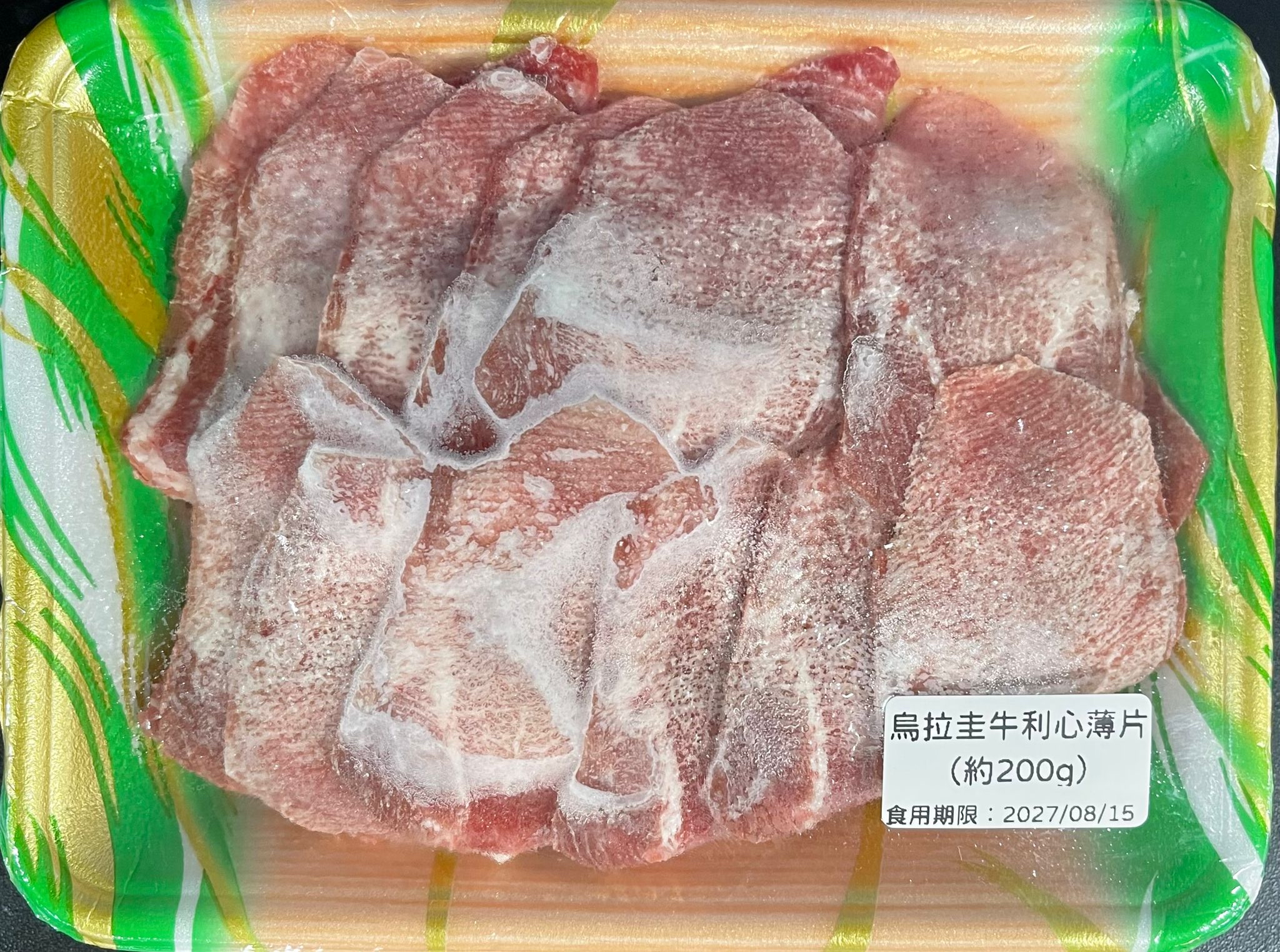 烏拉圭牛脷芯薄片（約200g）