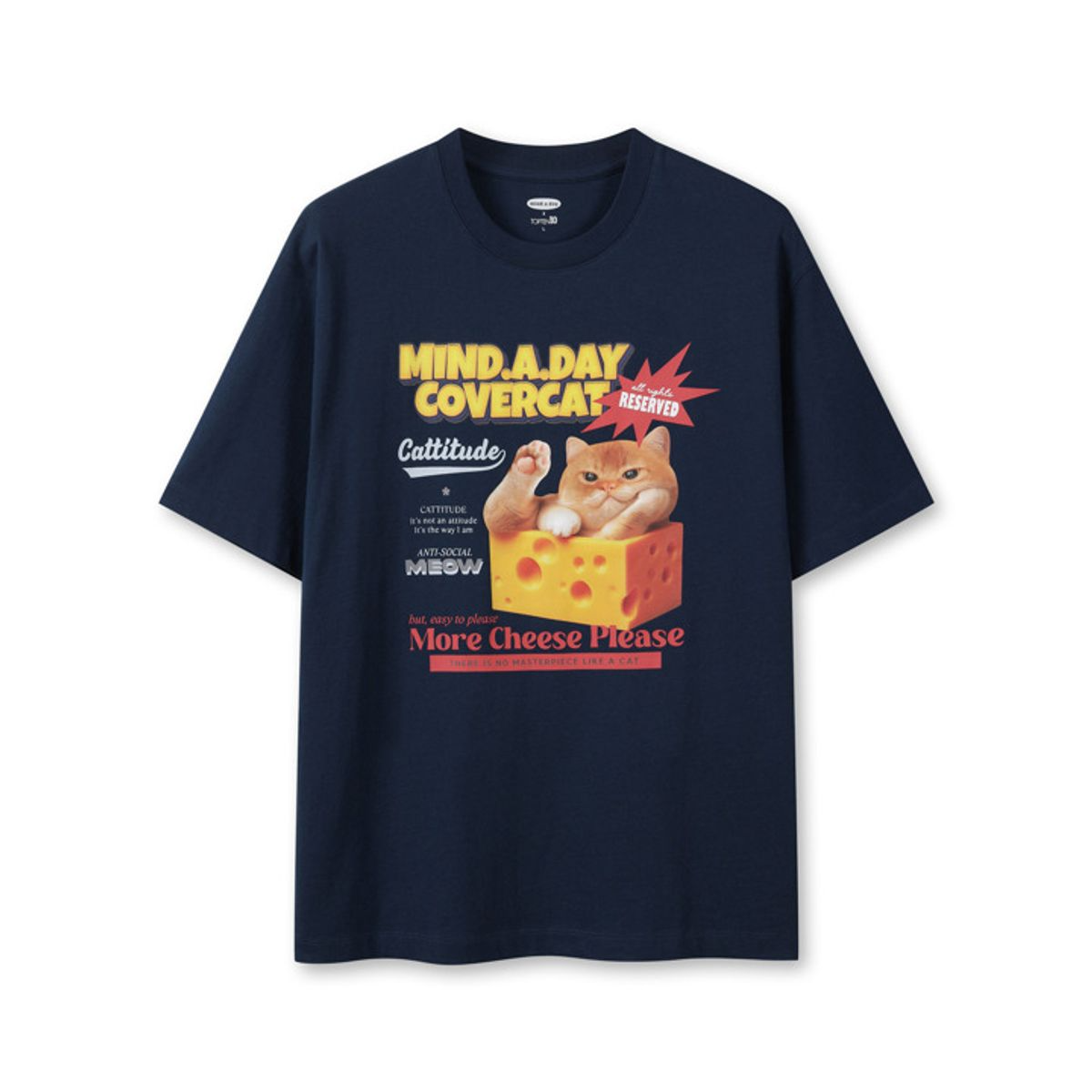 [MIND.A.DAY x TOPTEN] 2026 Unisex Short Sleeve T-shirt (9色)