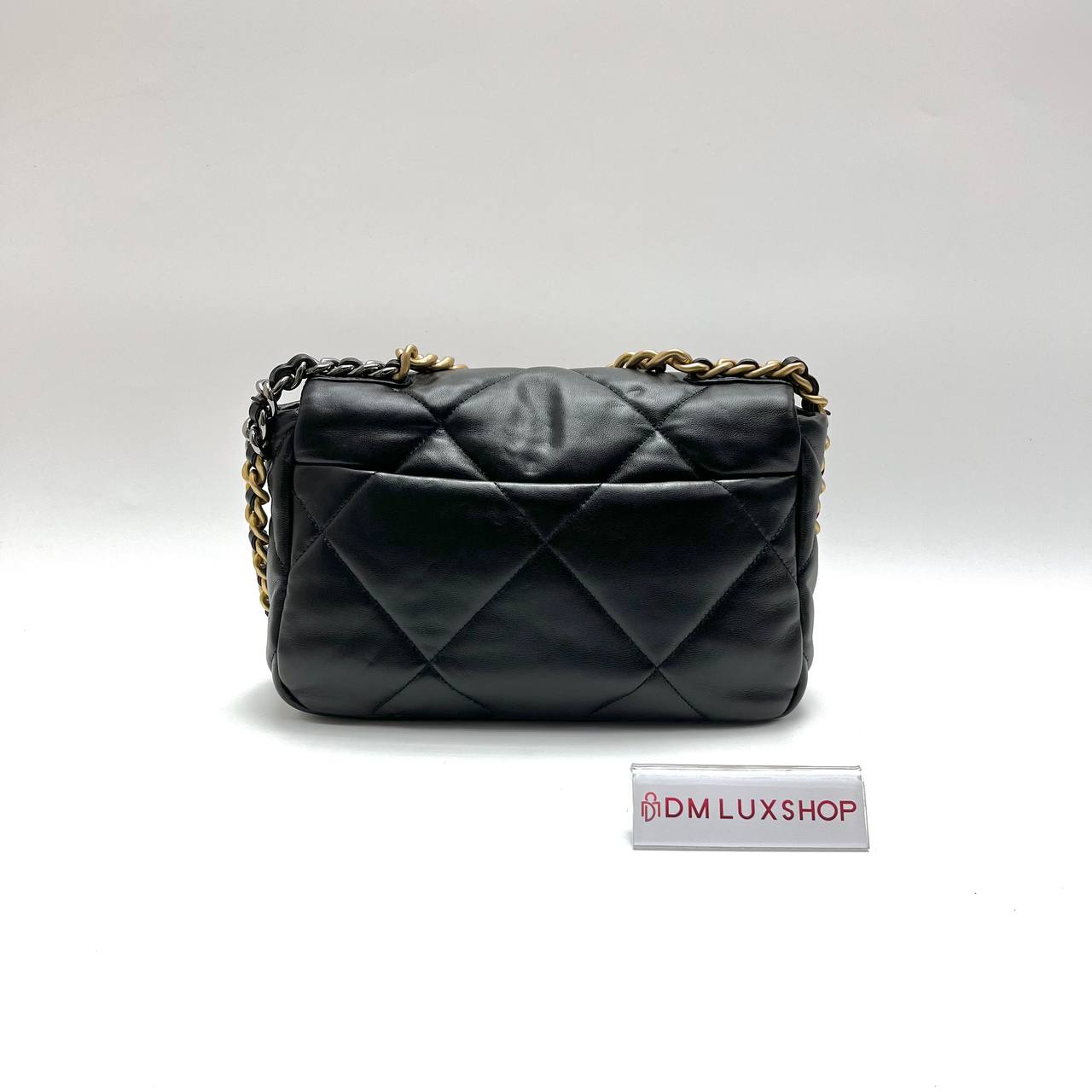 Chanel 19 Bag Small Black GHW (Microchip)