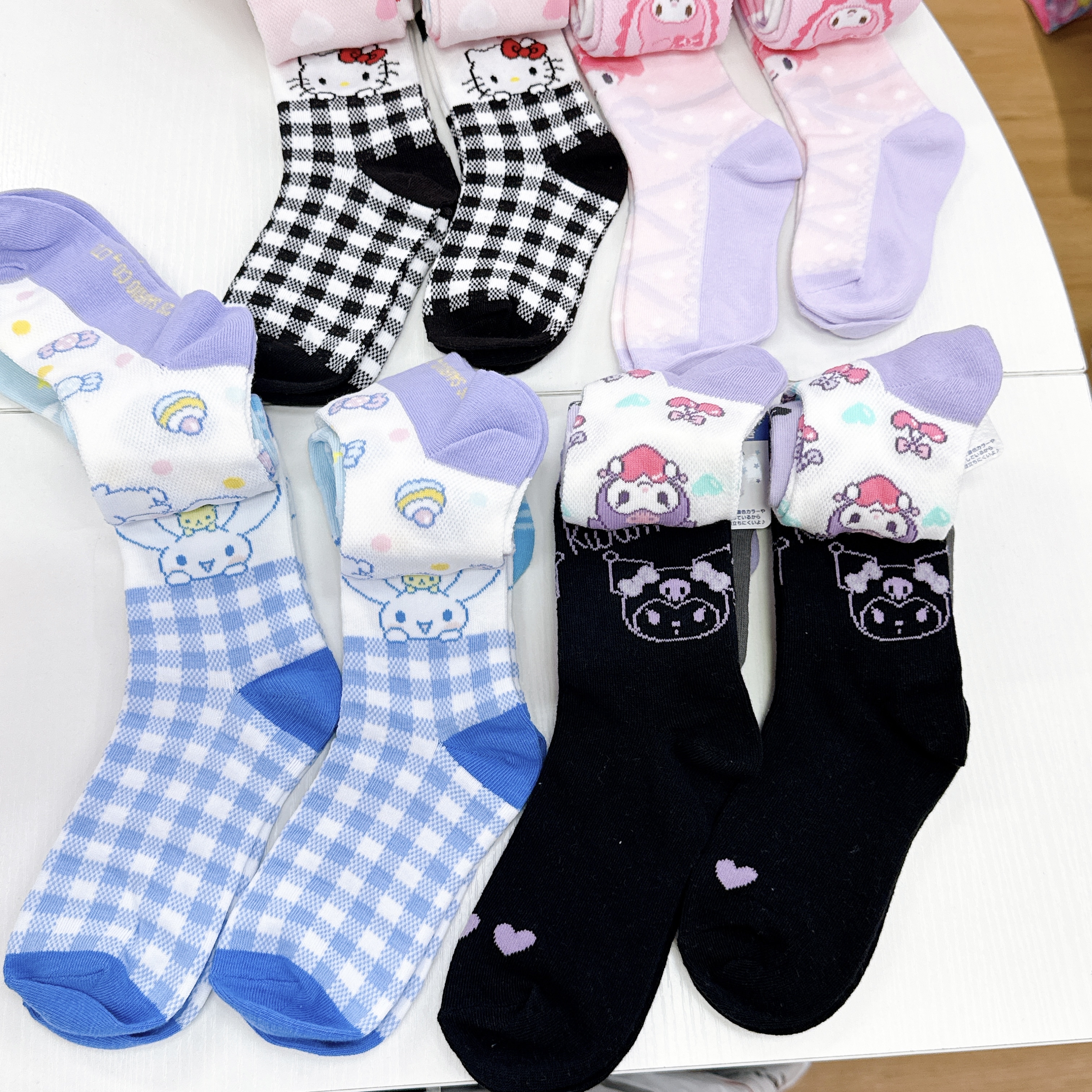 日本版小童襪套裝 一套三對不同圖案 有兩個size選擇