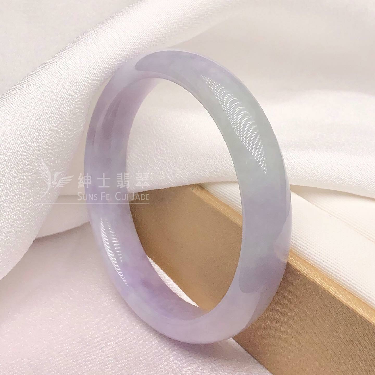 大馬坎藍紫春彩福鐲 54.4mm