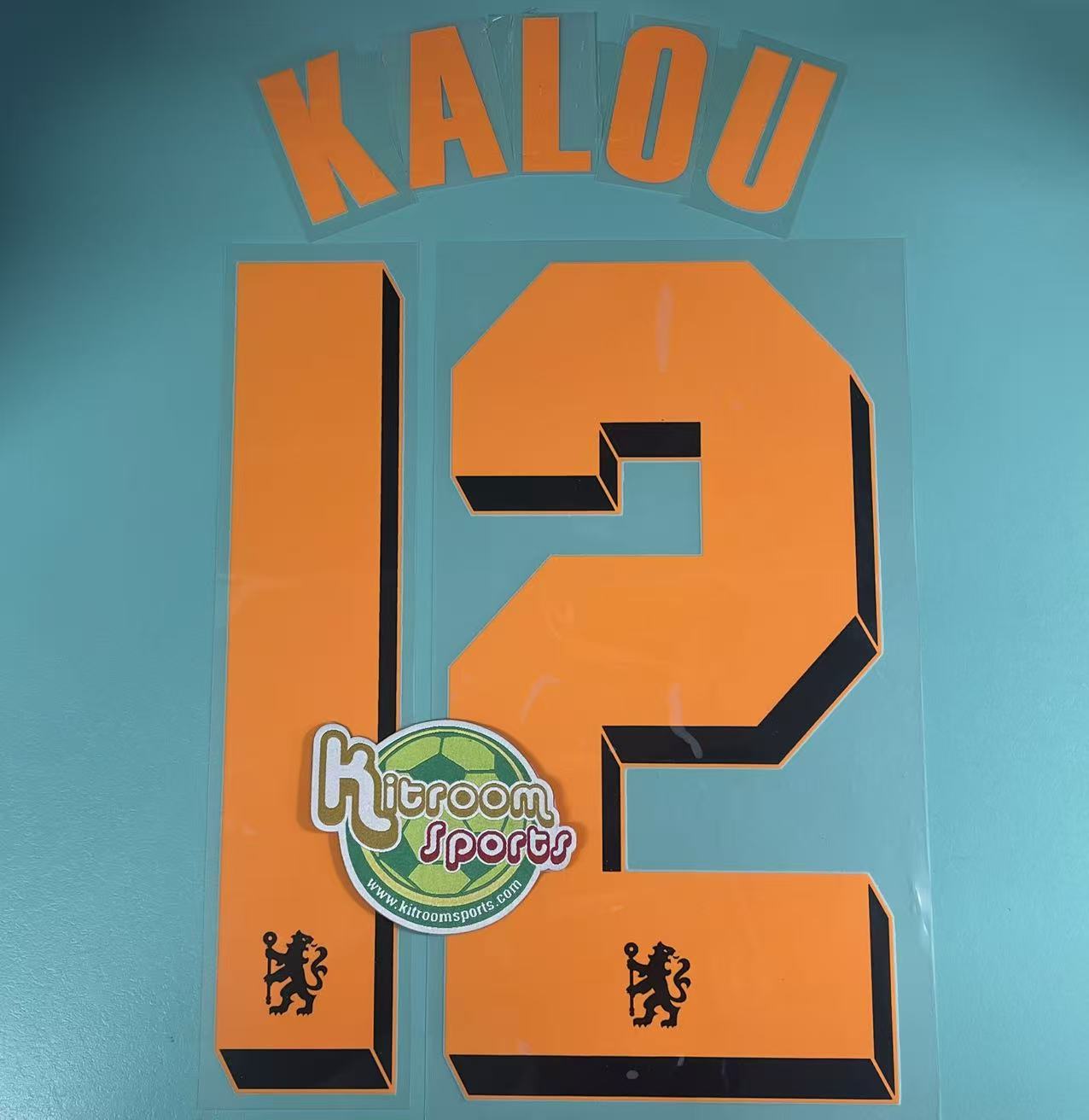 2010-11 Chelsea Away UCL Nameset #12 KALOU