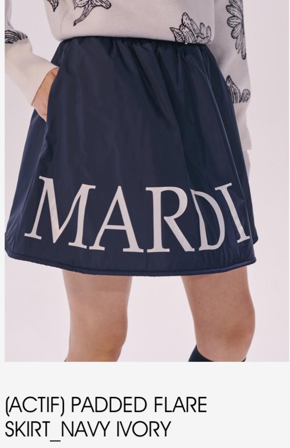 Mardi actif padded flare skirt 3 折特價 Free size