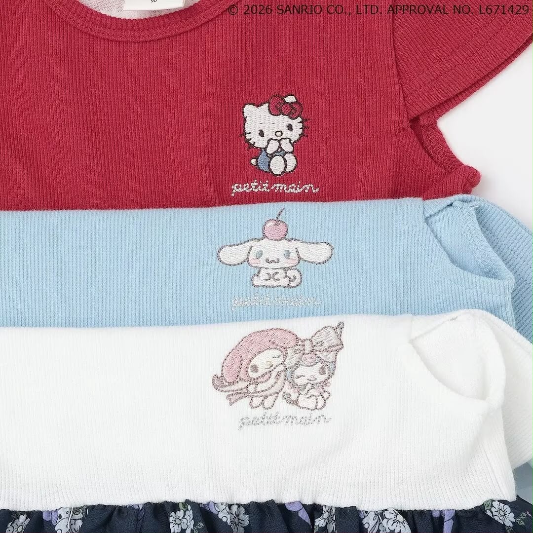 預訂款～快閃優惠‼️ 🇯🇵日單 petit main x Sanrio 連身裙