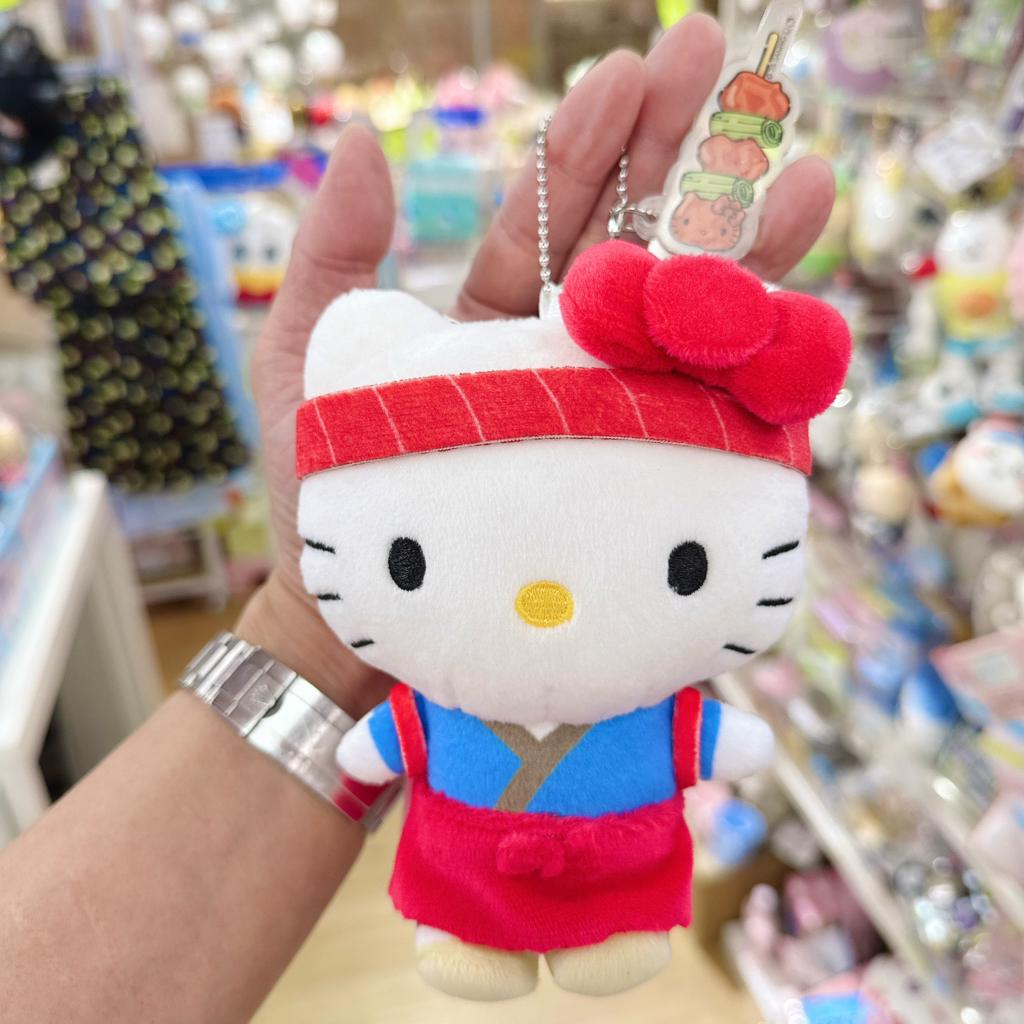 日本限定版Hello Kitty廚師造型公仔掛飾