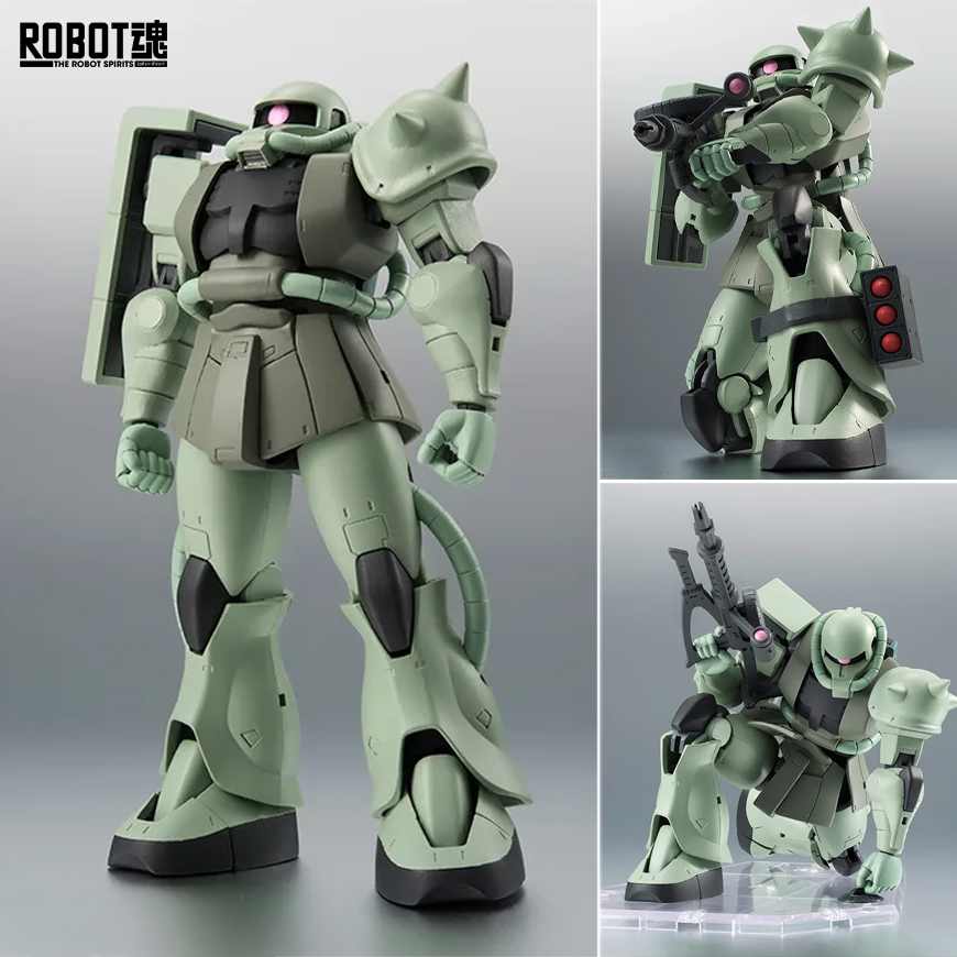 (預訂訂金 $100) (總價 $277) Bandai ROBOT魂 機動戰士高達 MS-06 量產型渣古 ver. A.I.N.M.E. Robot Spirits MS-06 Zaku II Ver. A.N.I.M.E. (2027年再版) (行版)